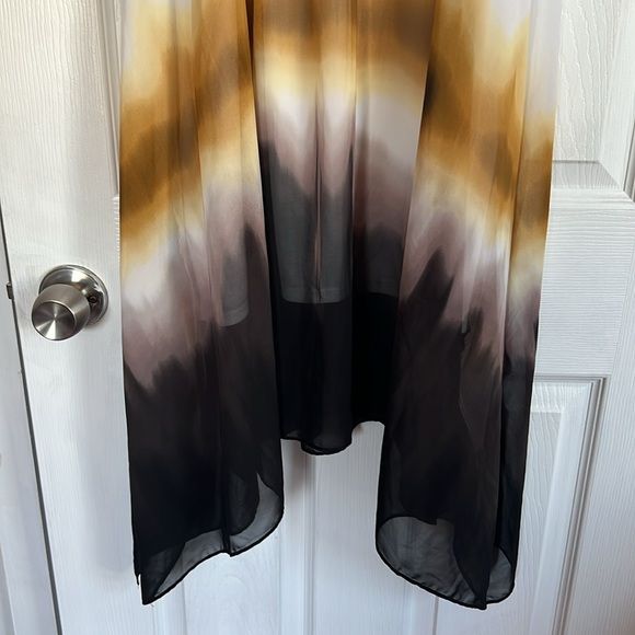 Simply Vera Vera Wang Dress Sz MP Asymmetrical Lined Sleeveless V Neck White NWT - Picture 8 of 15